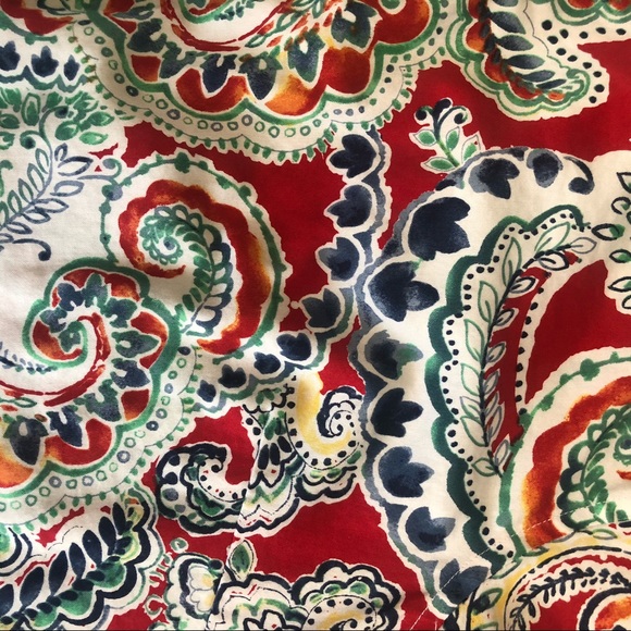 Chaps Multi-Color Paisley Print No Iron Shirt Size 2X - Picture 9 of 11